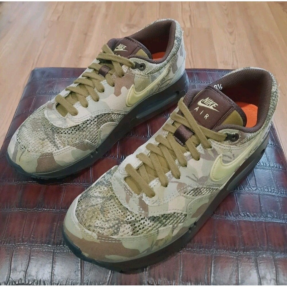 Men Size 8.5 Nike Air Max 1 '86 OG Big Bubble Camo Lemon Twist FN8358-200 XLNT